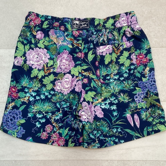Janie & Kack tropical printed swim trunks - Picture 3 of 4